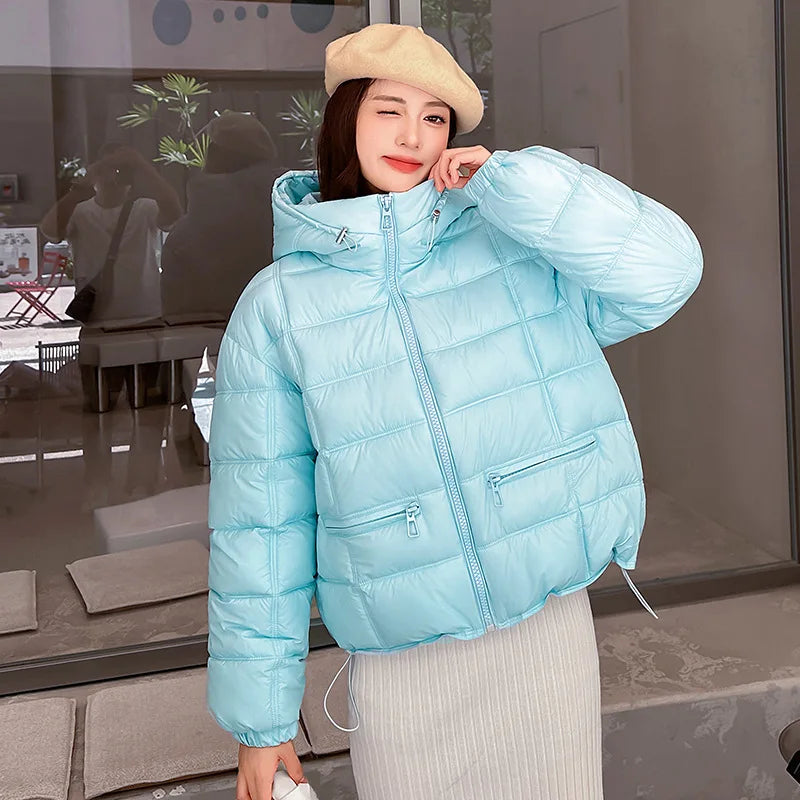 Women's Windproof Hooded Padded Coat