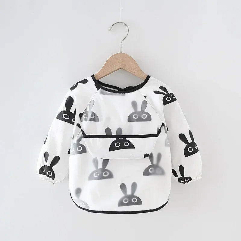 Waterproof Long-Sleeve Baby Bib