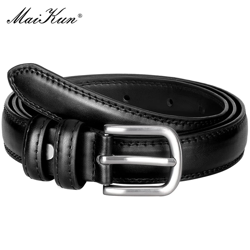 Women's Faux Leather Pin Buckle Belt