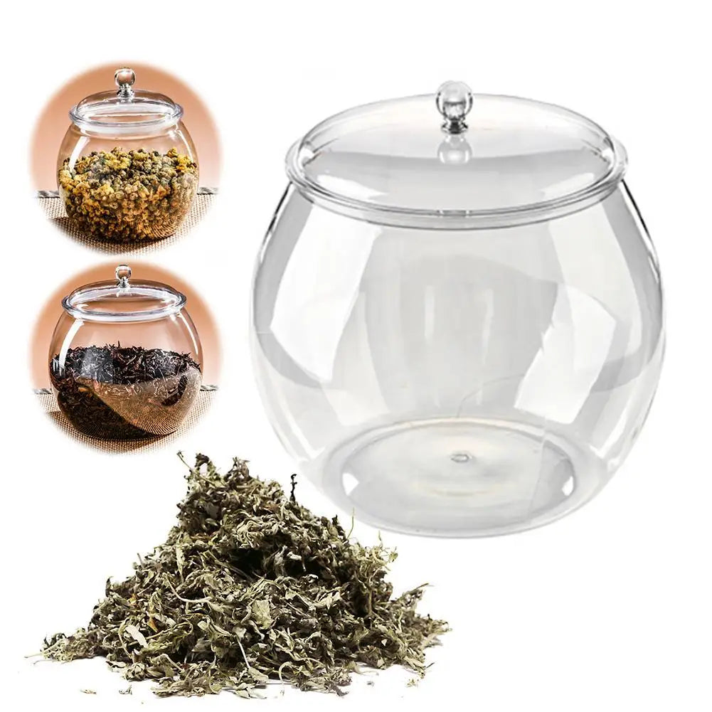 Sealed Plastic Storage Jars