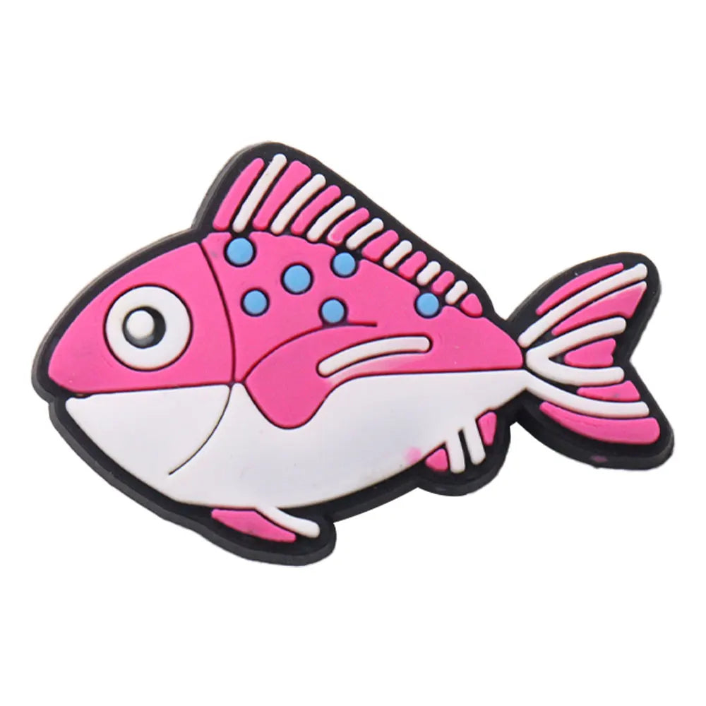 Tropical Fish & Shark Shoe Charms
