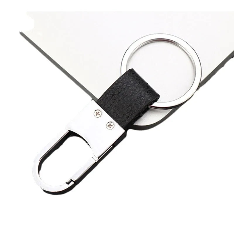 Leather Belt Clip Keychain