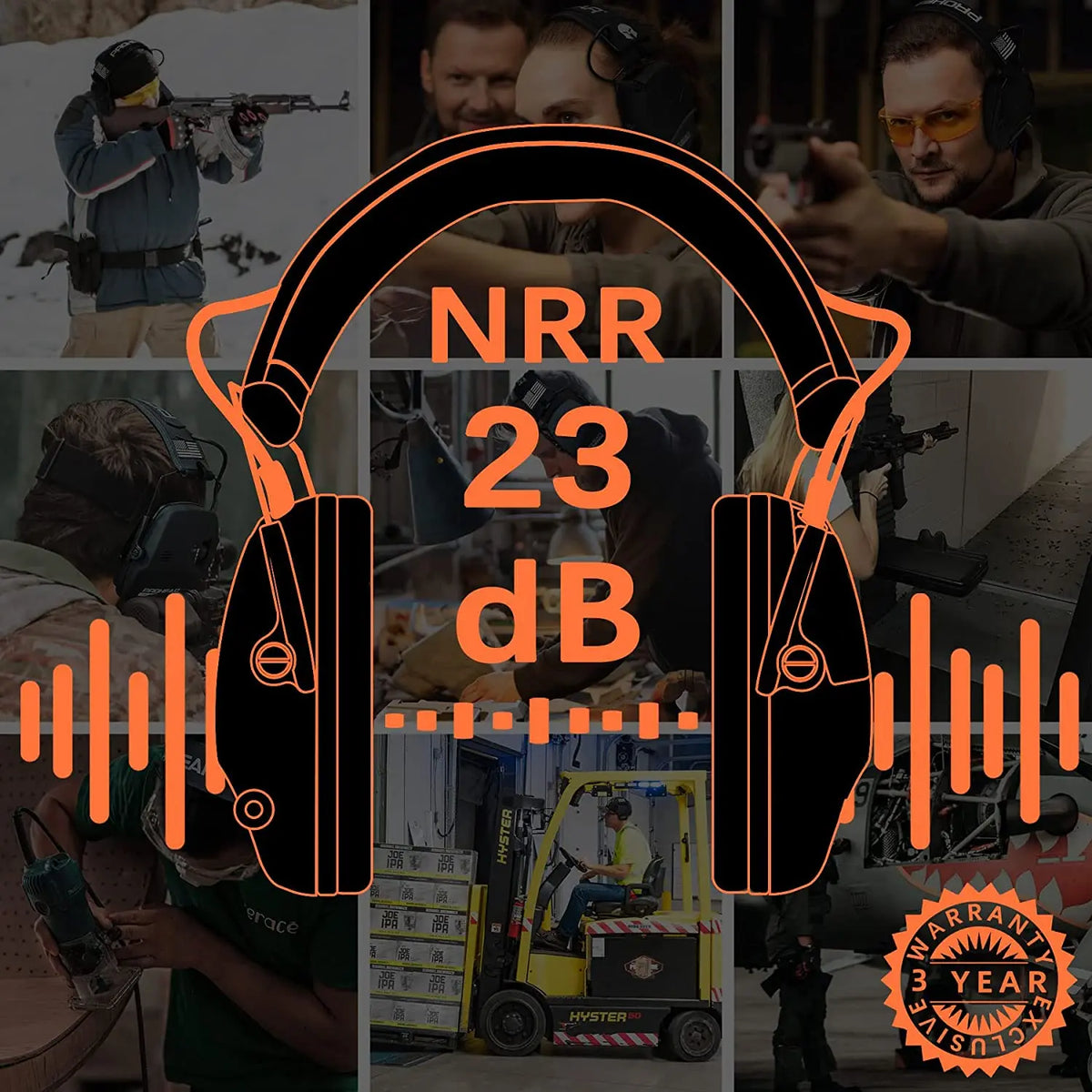 🎧 ZOHAN Electronic Hearing Protection