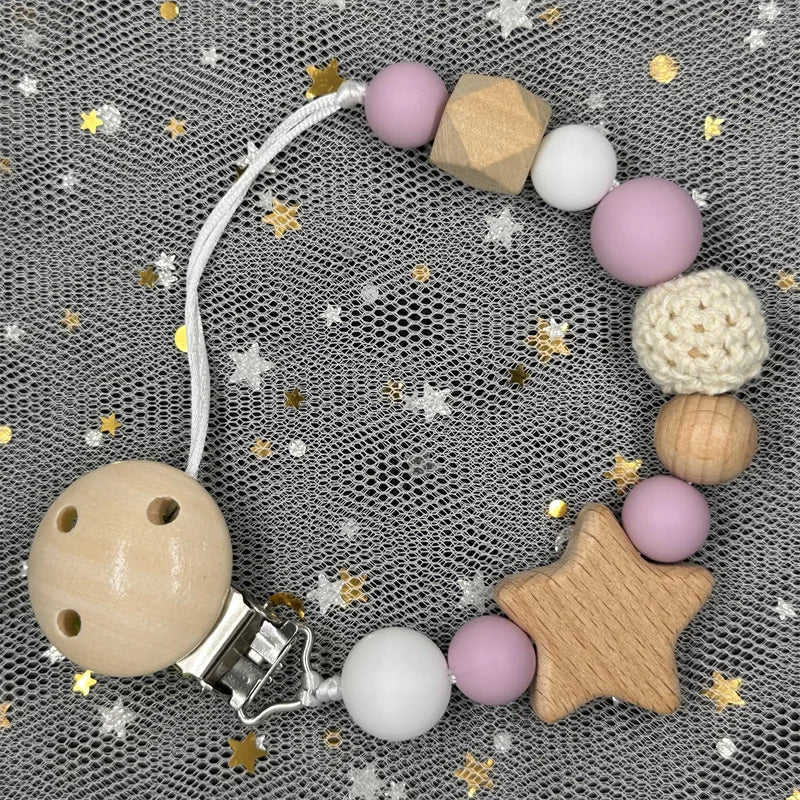 Personalized Name Pacifier Clip