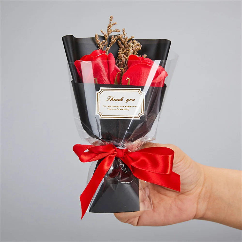 Mini Scented Soap Rose Bouquet