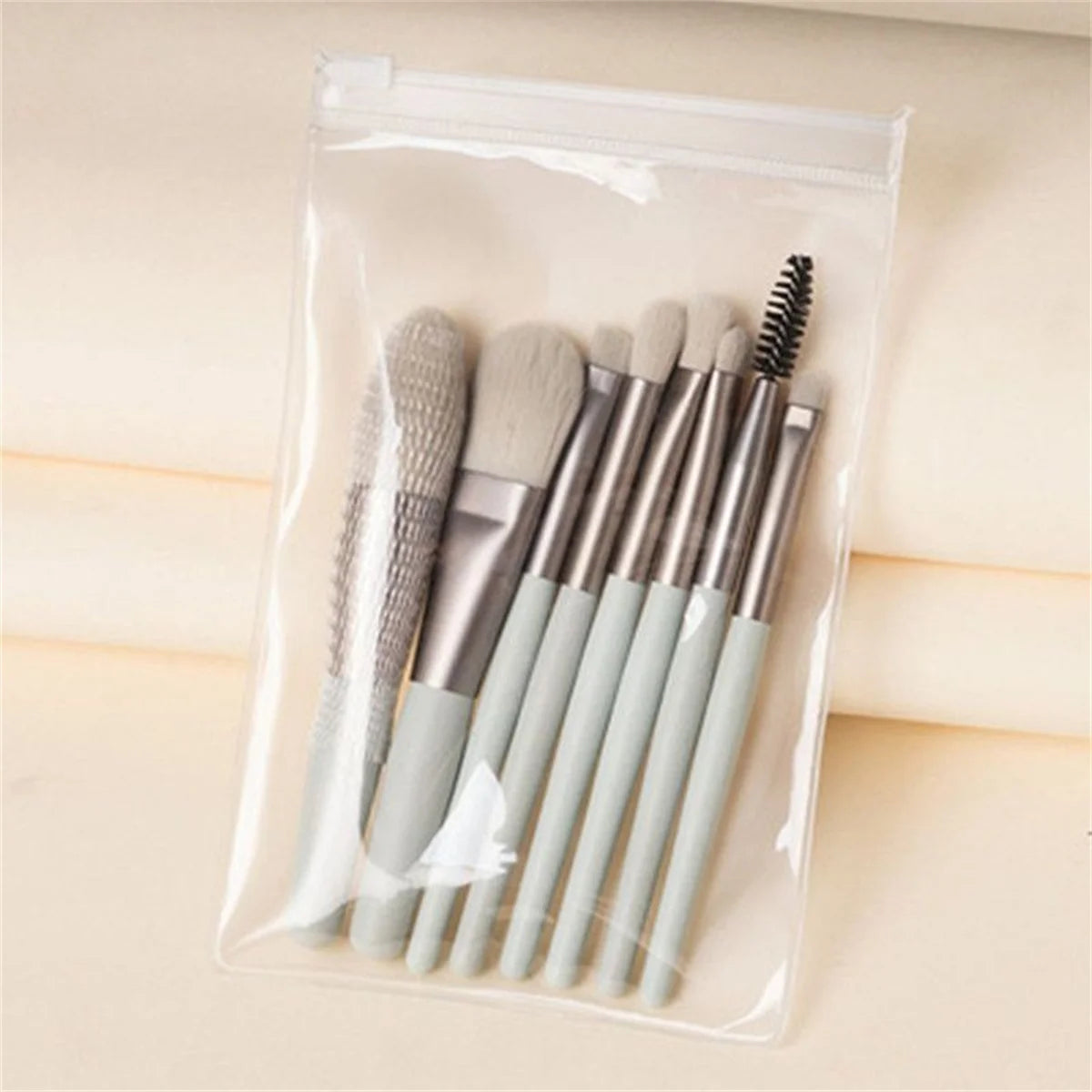 8-Piece Soft Makeup Brush Set