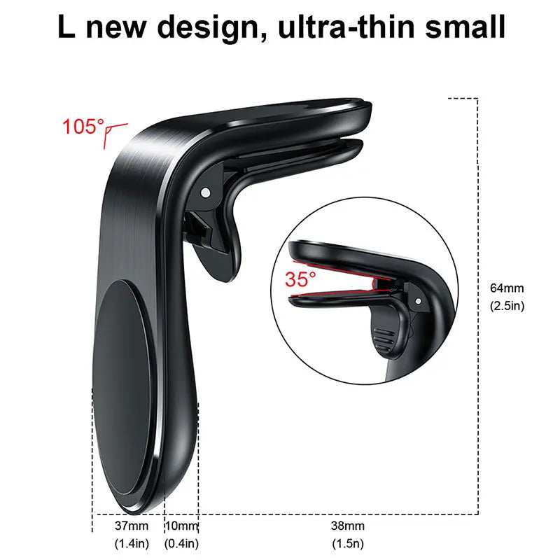 🚗 Magnetic Air Vent Phone Holder