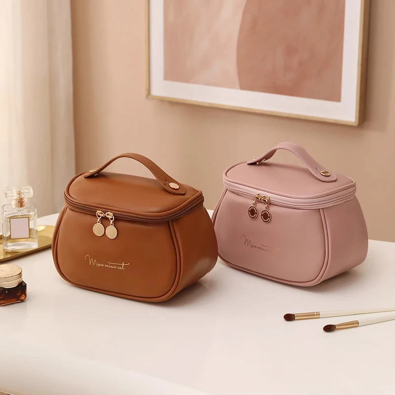 PU Leather Travel Cosmetic Bag