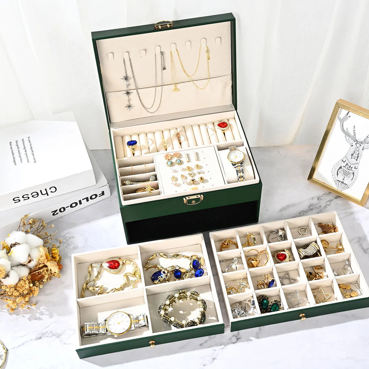 Portable Travel Jewelry Box