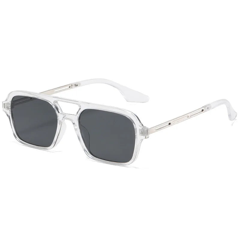 Retro Double Bridge Gradient Sunglasses