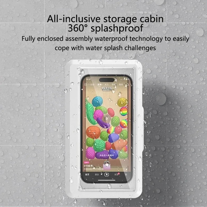 Waterproof Shower Phone Holder