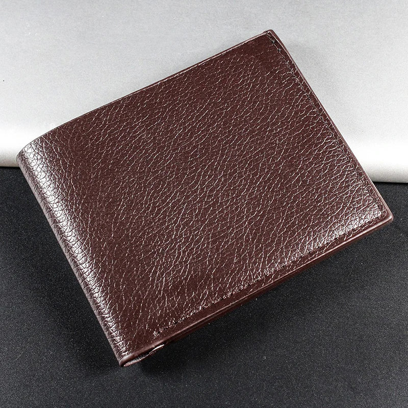 Men's Slim Faux Leather Wallet