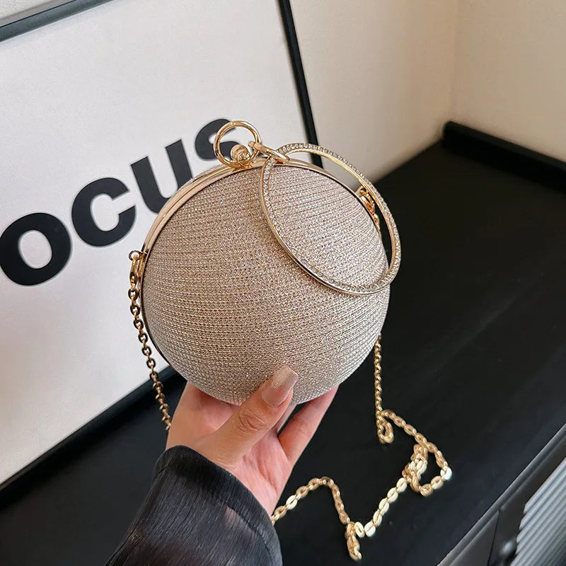 Sparkling Round Ball Mini Bag
