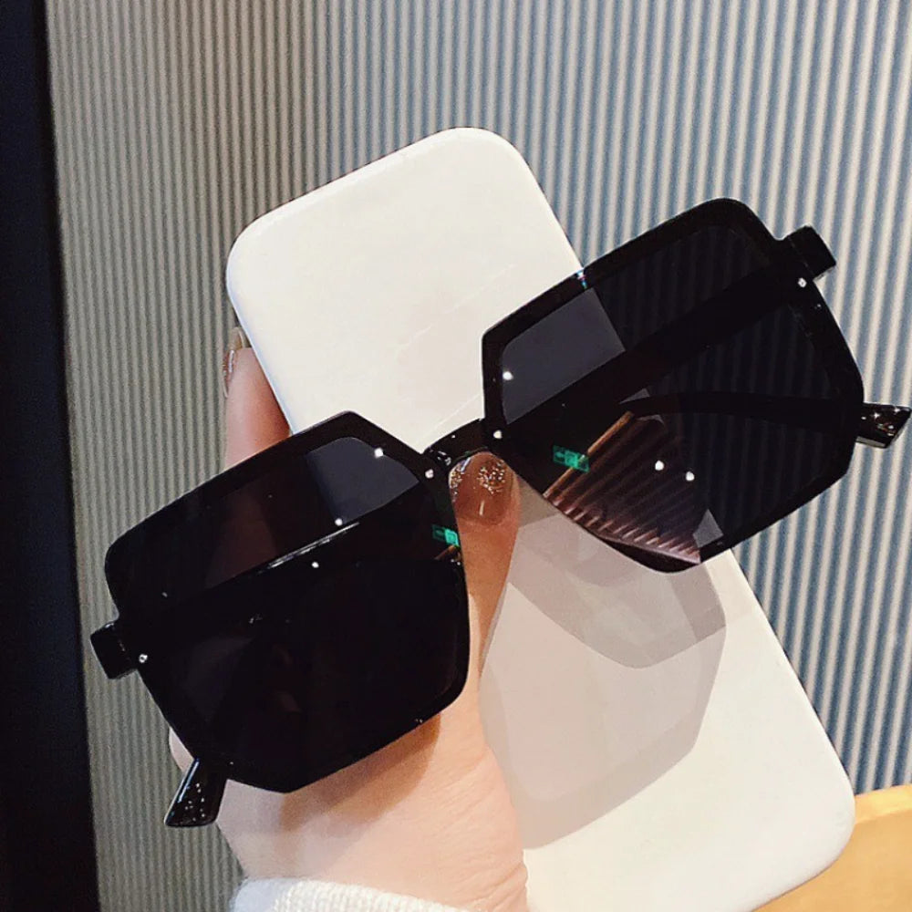 Large Square Frame Sunglasses