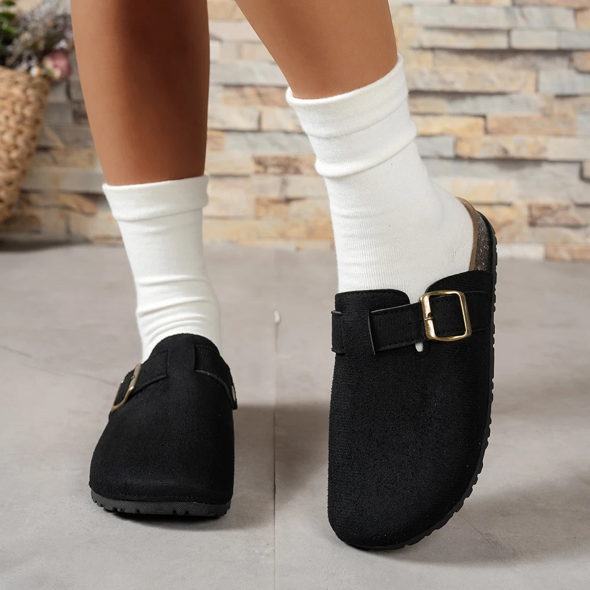 Women's Casual Buckle Flats