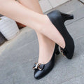 Women's Bow Patent Leather Pumps