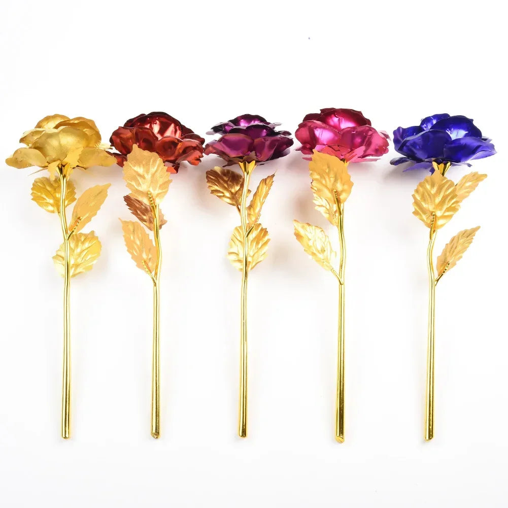 24K Gold Foil Eternal Rose