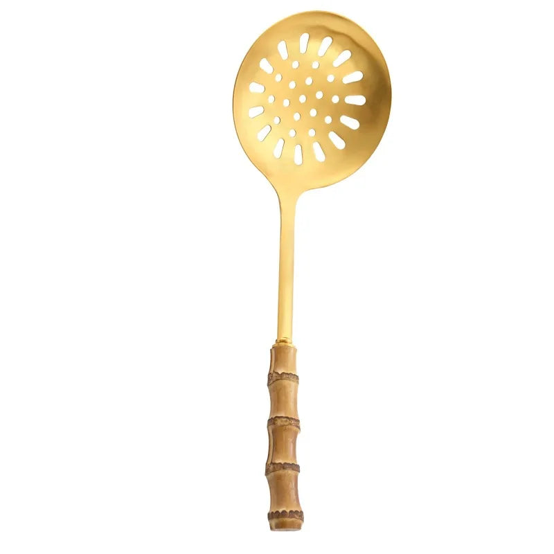 Bamboo Handle Kitchen Utensil Set