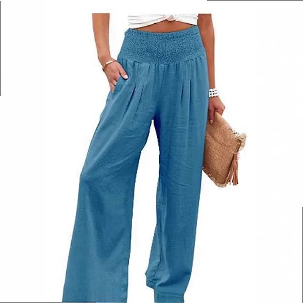 Elegant Linen Cotton Pants