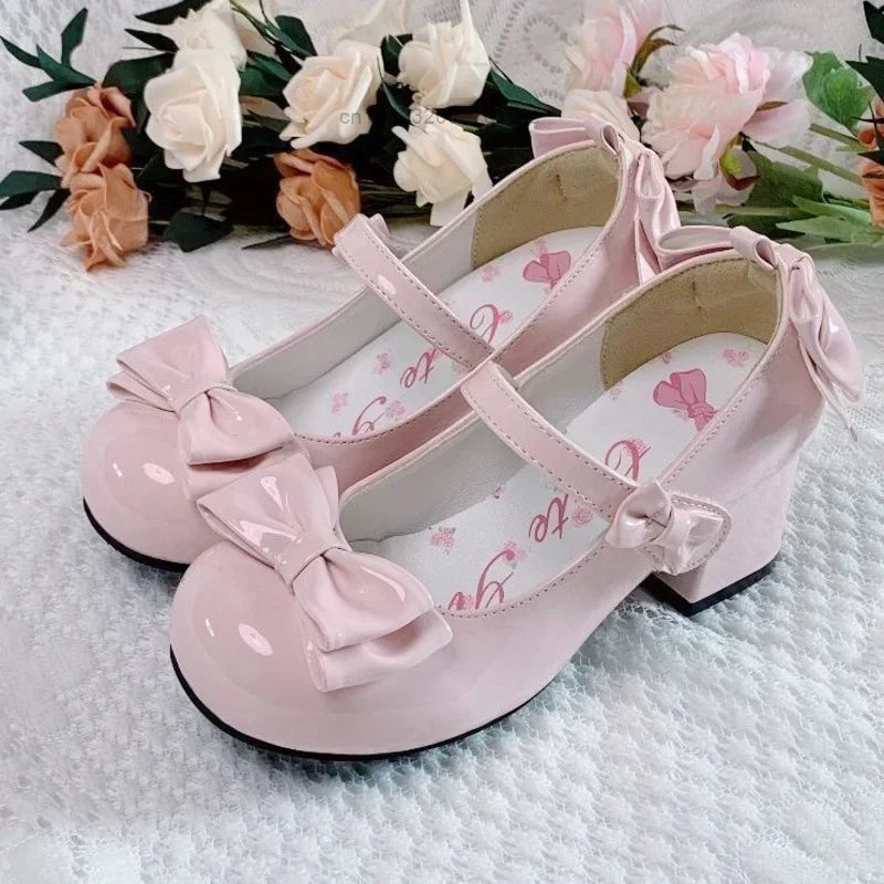 Women's Lolita Bow Party Heels