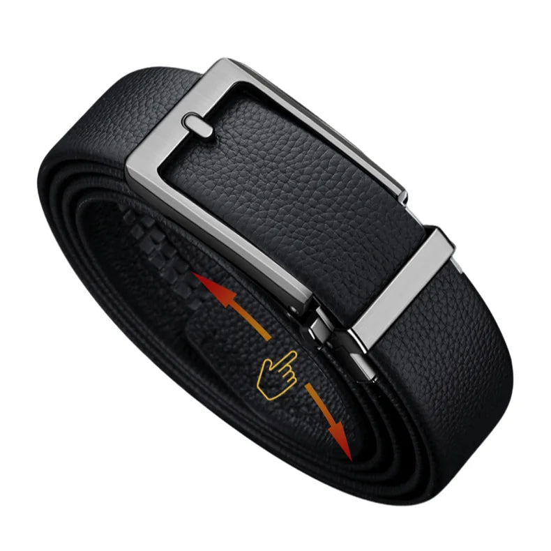 Men's Business Casual Leather Belt