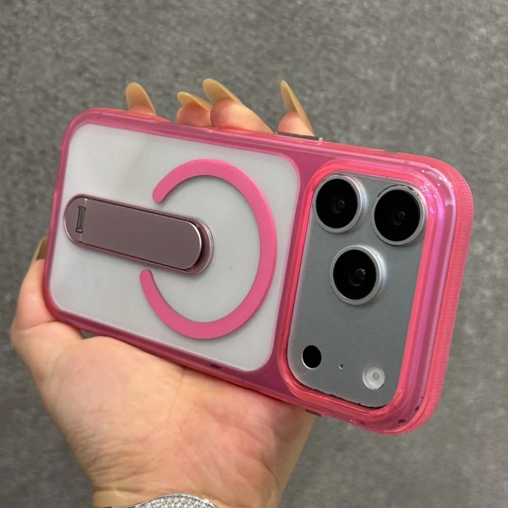 🔄 Hidden Fold Stand Magnetic Phone Case
