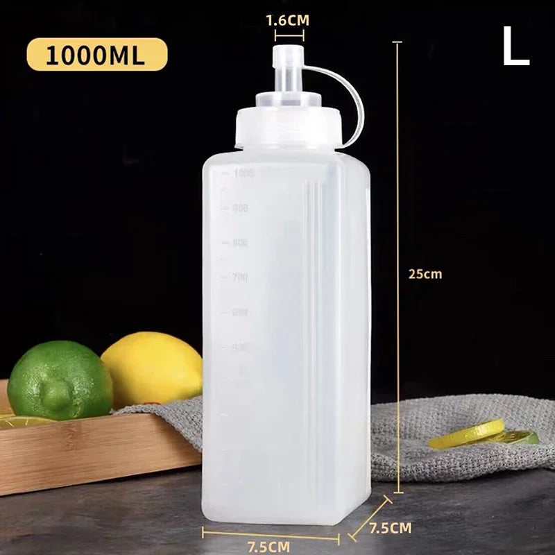 Wide-Mouth Squeeze Sauce Bottle