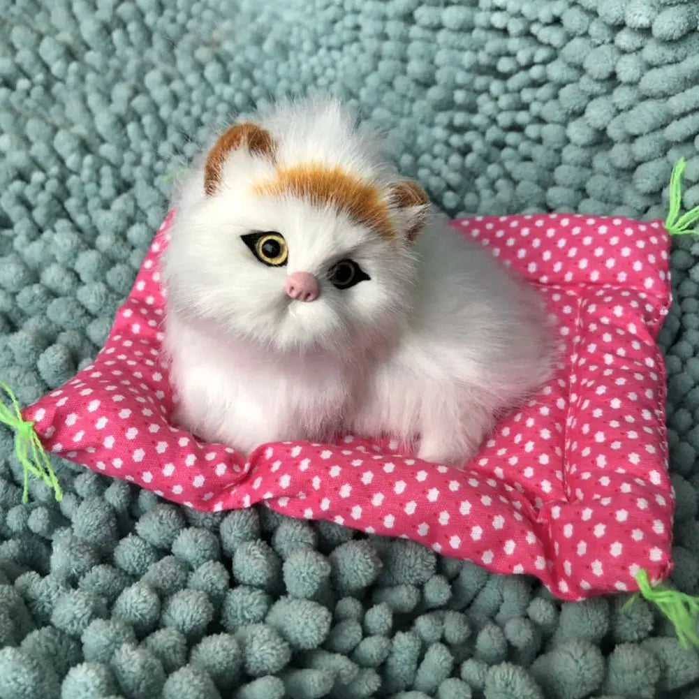 Sleeping Cat & Dog Plush with Sound