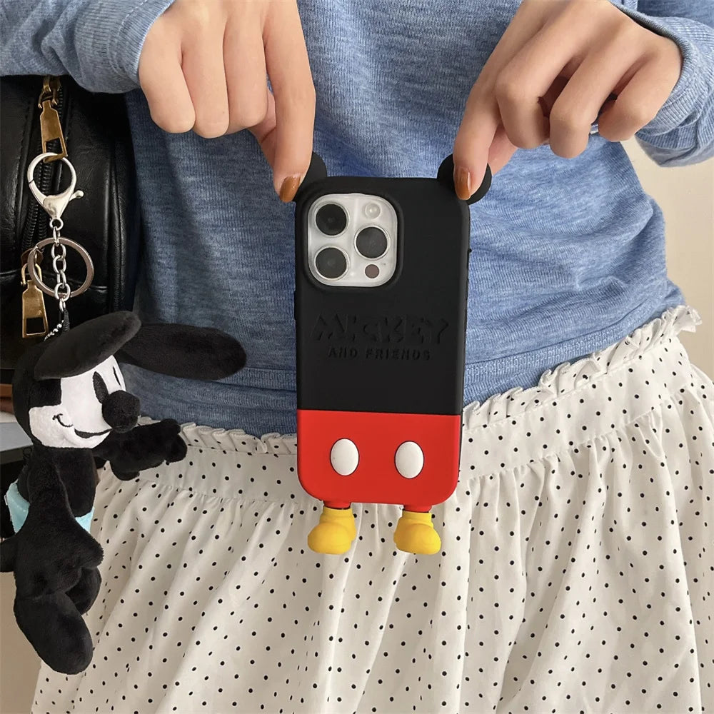 3D Cartoon Silicone iPhone Case