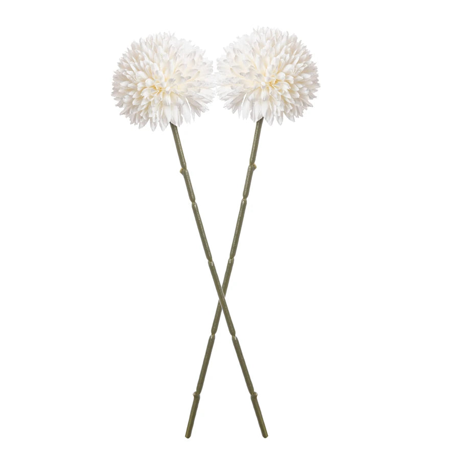 Silk Hydrangea Pompons