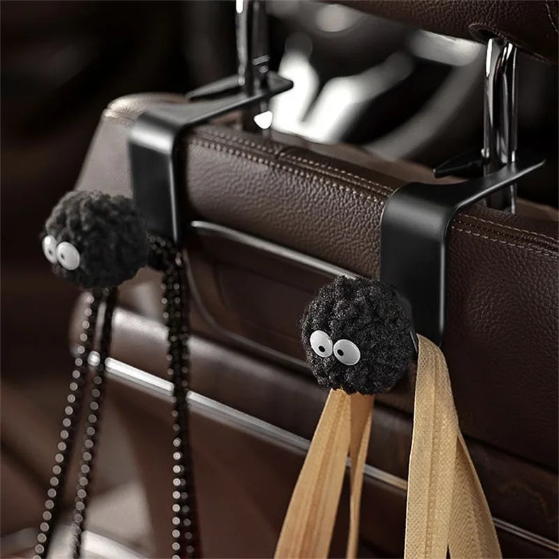 🖤 Cute Coal Ball Car Seat Hook