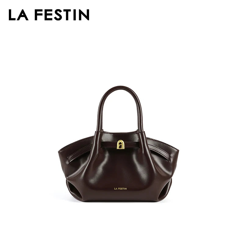 LA FESTIN حقيبة كتف نسائية بشكل دلو