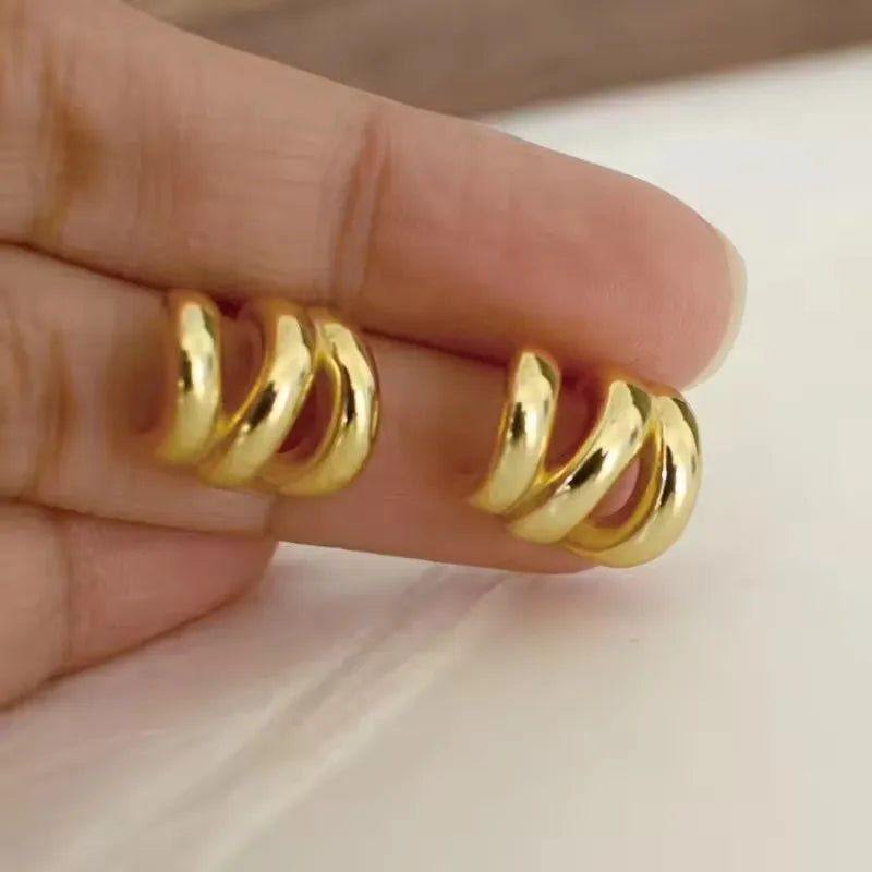 925 Silver Heart Hoop Earrings