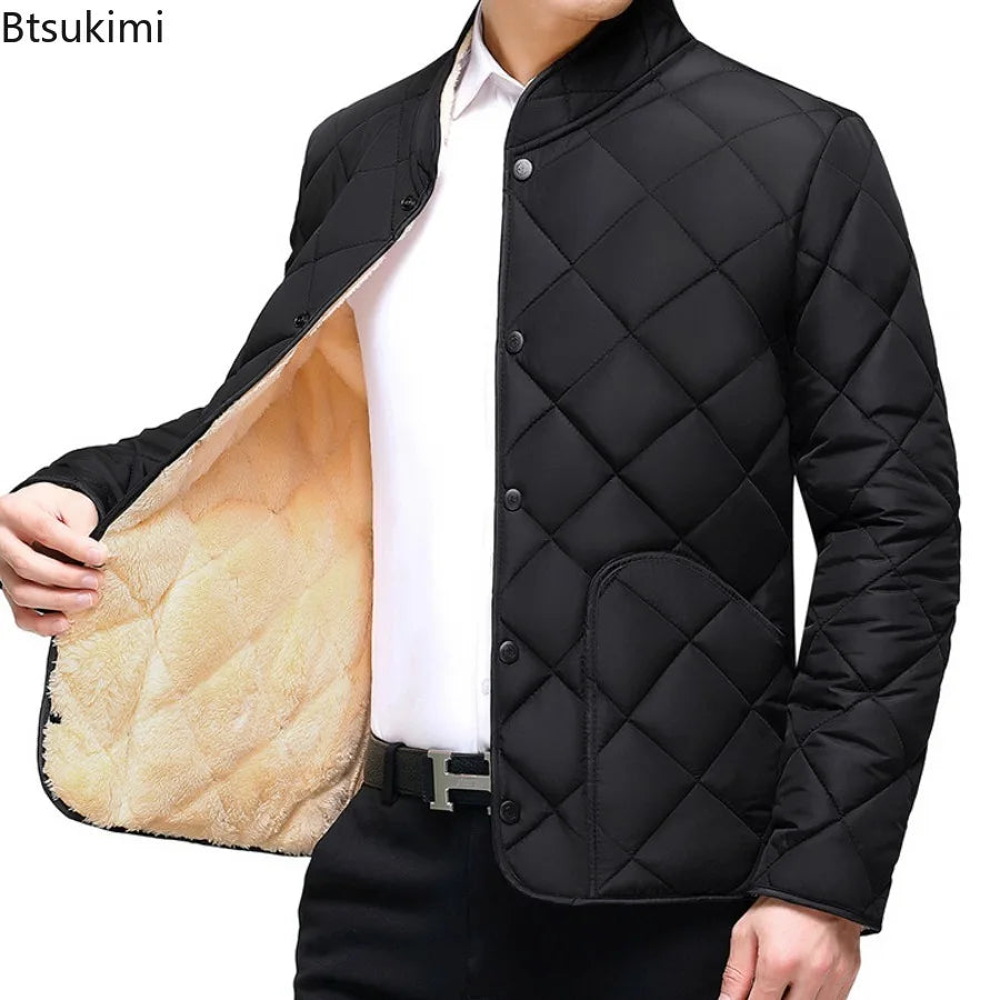 Men's Stand Collar Padded Jacket
