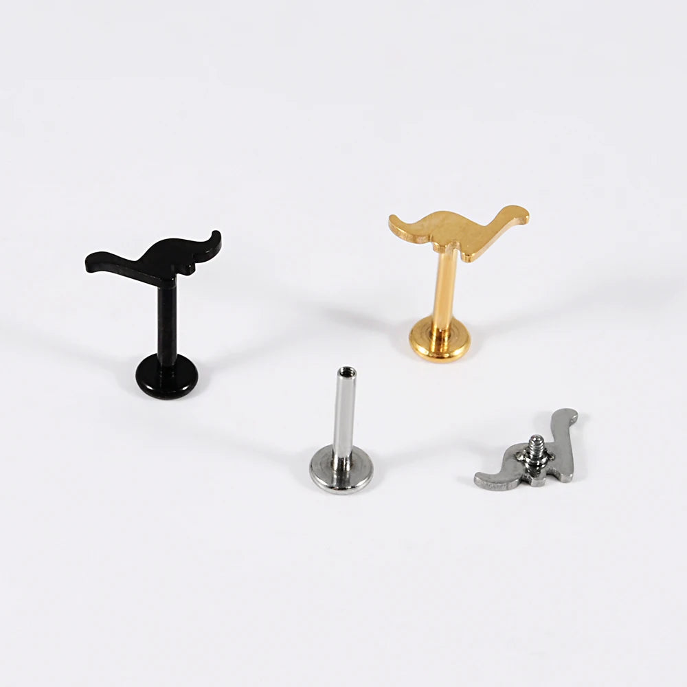 Skeleton Hand Cartilage Stud (16G)