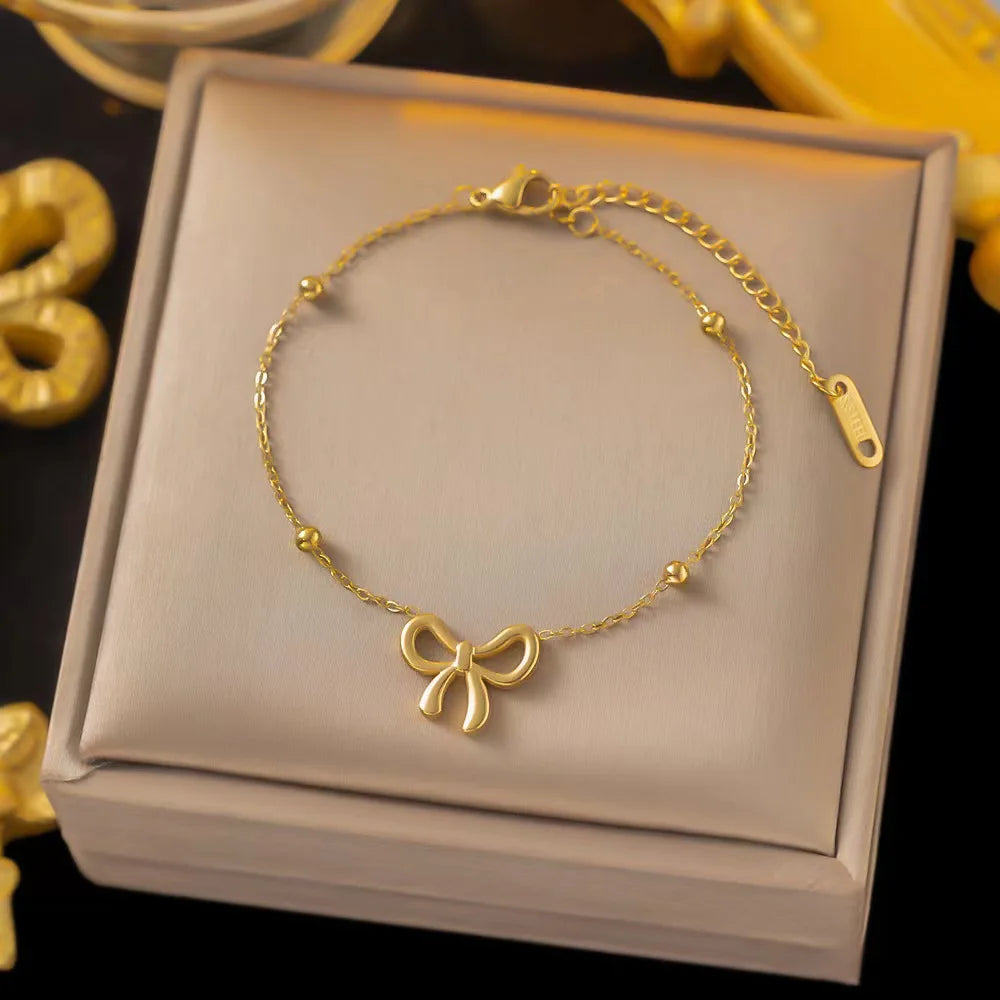 🎀 Bow Charm Jewelry Set