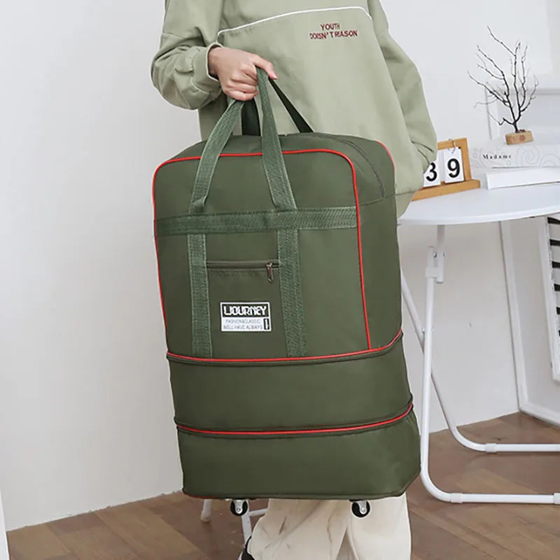 Foldable Rolling Storage Travel Bag