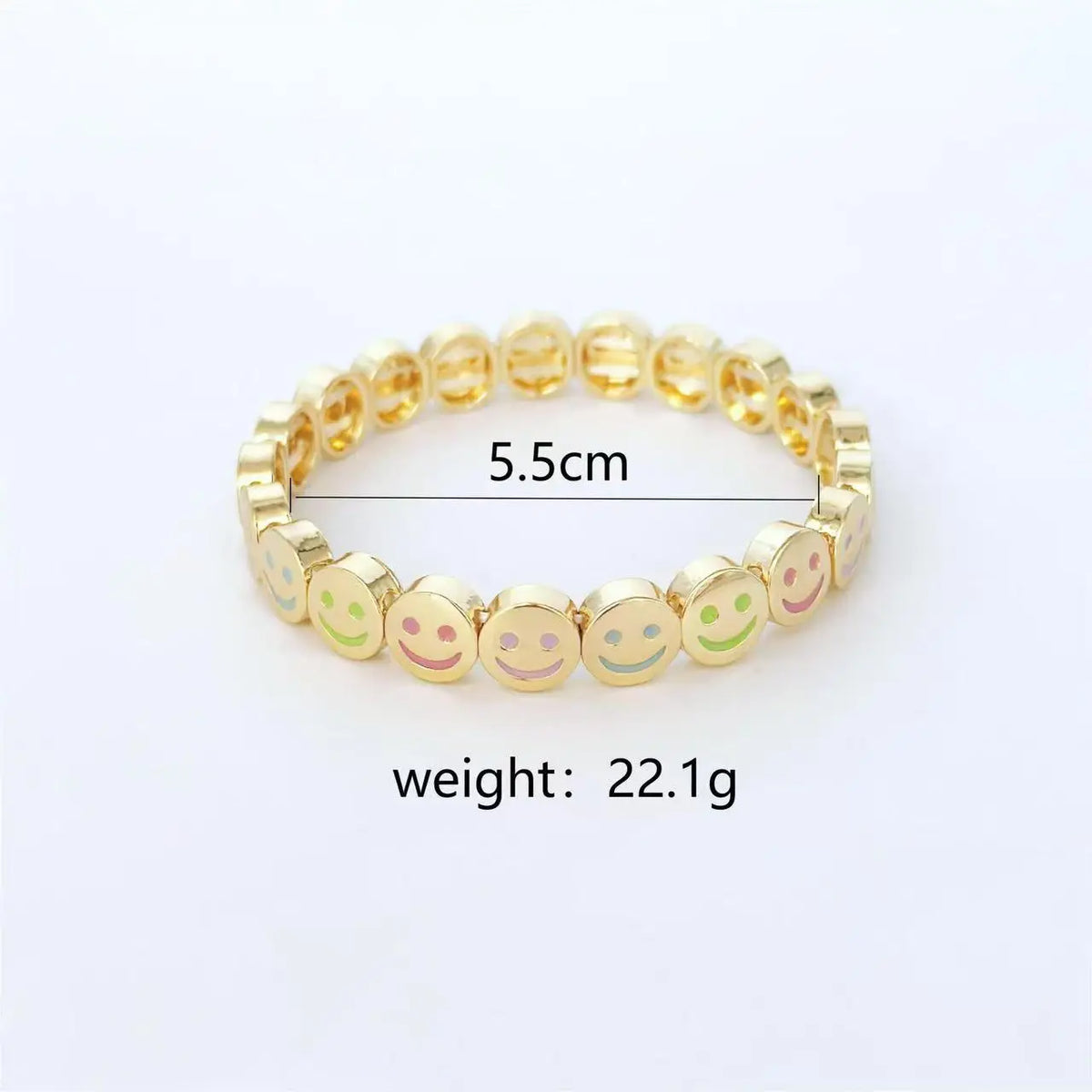 😊 Colorful Diamond Smile Bracelet