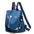 Embroidered Anti-Theft Women's Backpack