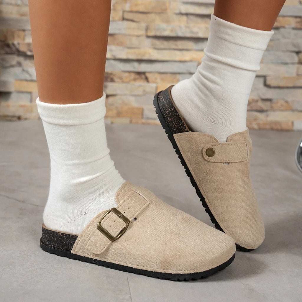 Women's Casual Buckle Flats