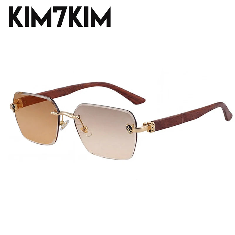 Men's Frameless Photochromic Sunglasses