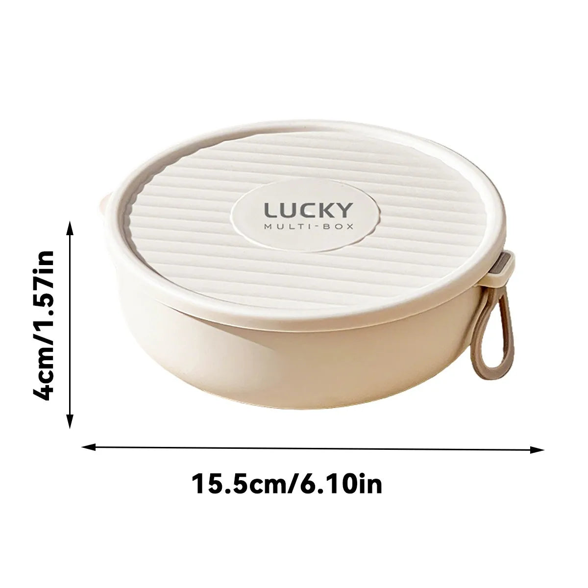 Stainless Steel Double-Layer Bento Box