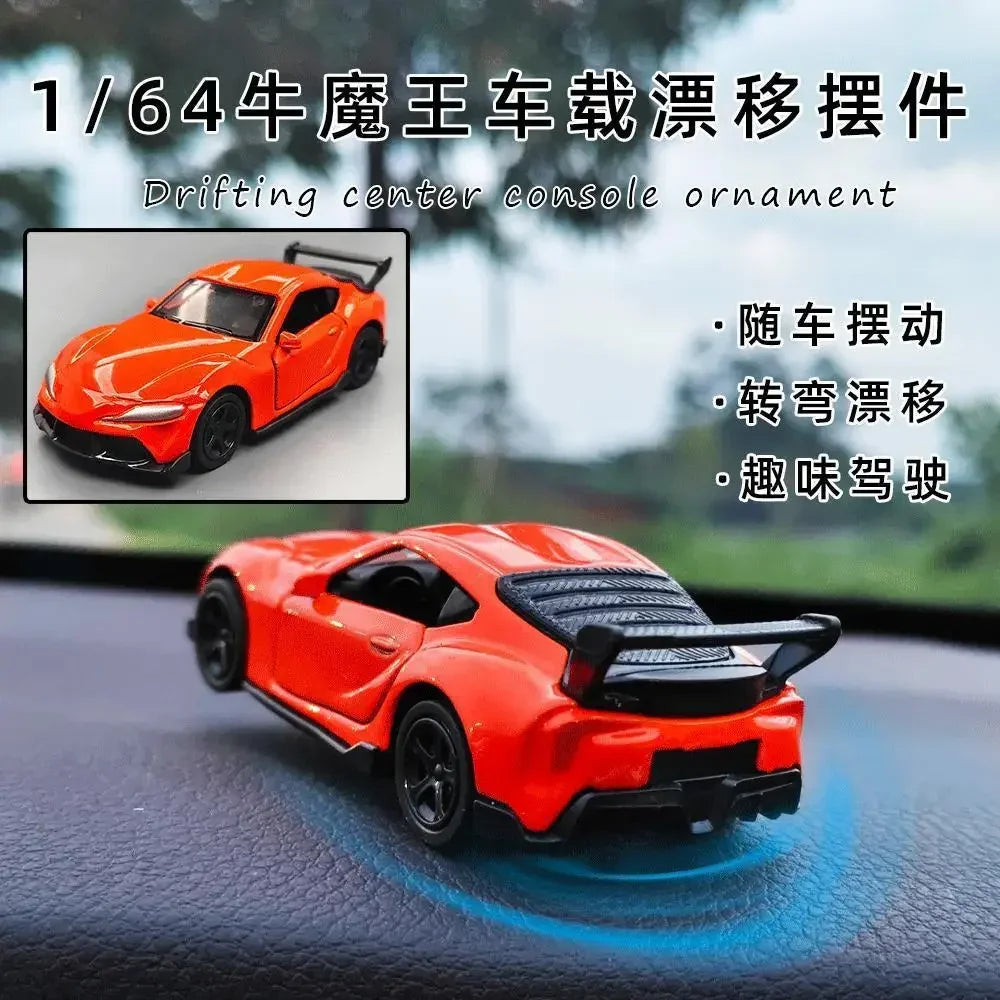 🏎️ Drifting Sports Car Dashboard Ornament