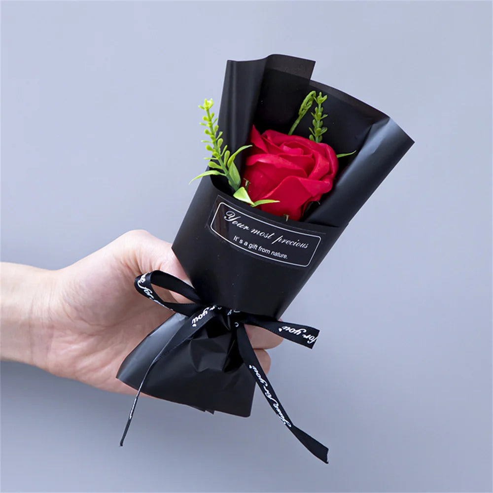 Mini Scented Soap Rose Bouquet