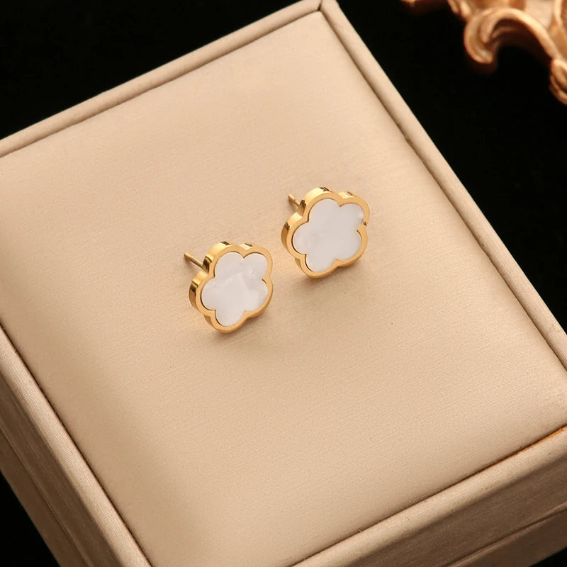 🌸 EILIECK Flower Clover Jewelry Set