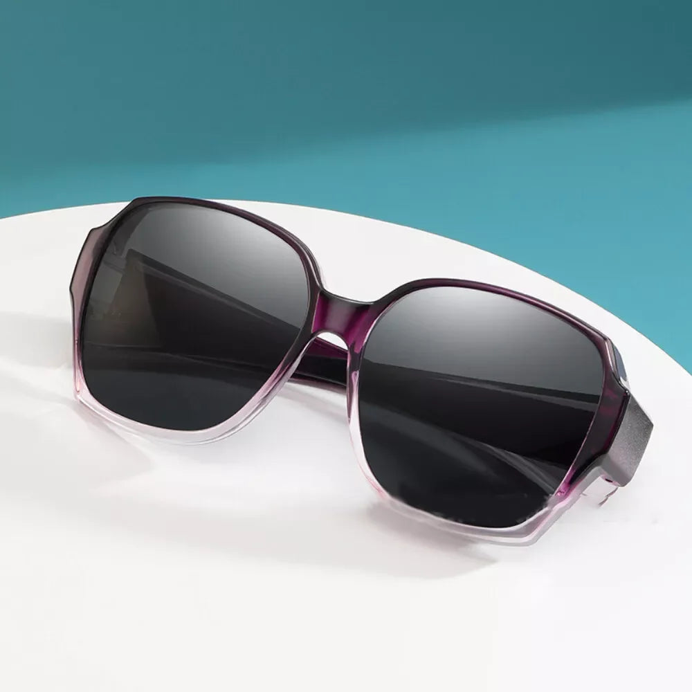 Fit-Over Polarized Wraparound Sunglasses