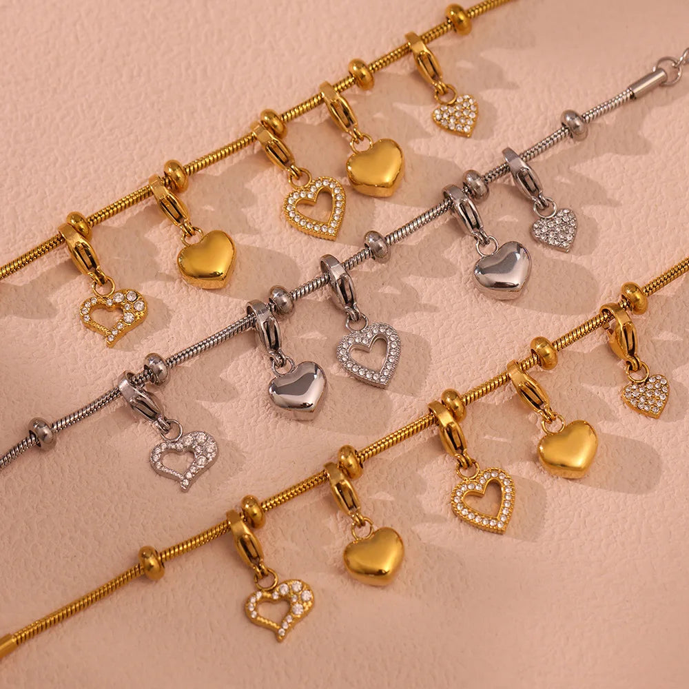 ❤️ Nivora Heart CZ Bracelet