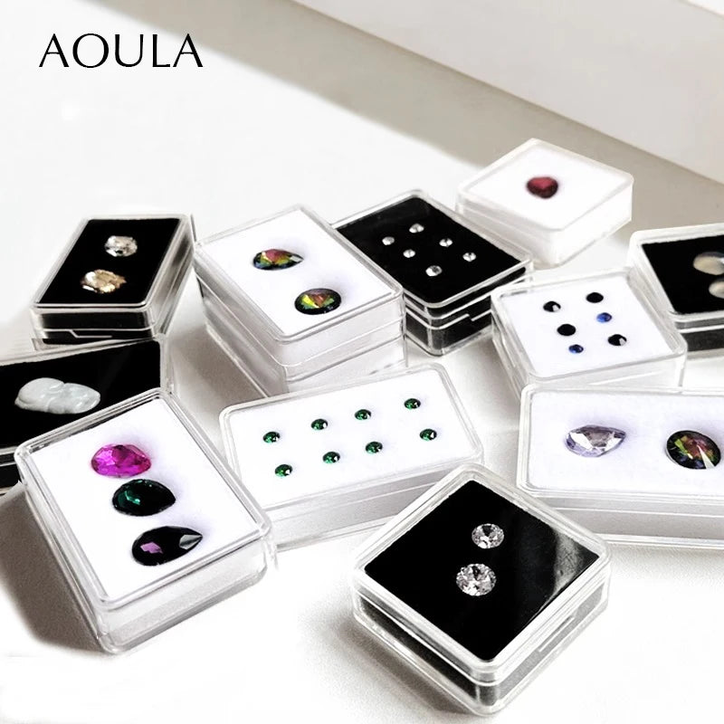 Clear Gemstone Display Box
