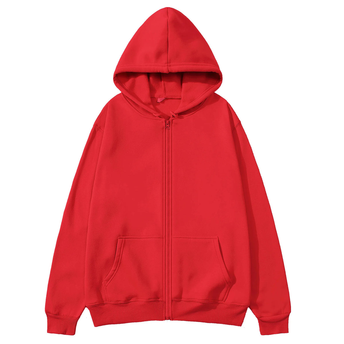 Men's Loose Zip-Up Hoodie