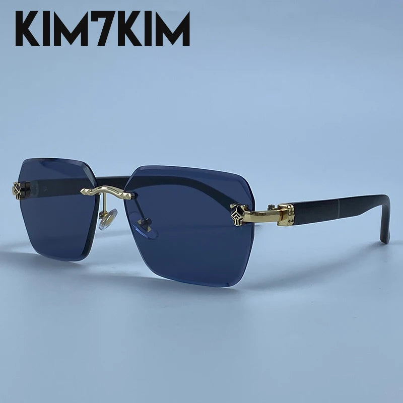 Men's Frameless Photochromic Sunglasses